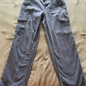 American Eagle Outfitters Charcoal Cargo Pants